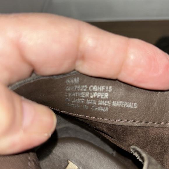 Korks Rossi pebble gray leather upper heeled boots/booties. Size 6.5. NWOT. - Picture 6 of 7